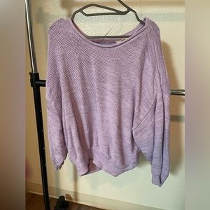 💜Oversized purple sweater/shirt💜